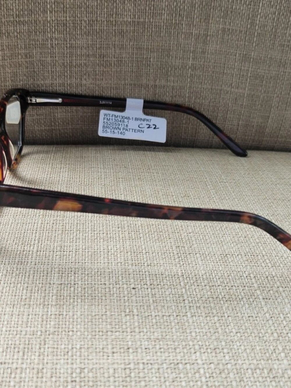 Wallmart Eyeglasses Frame Tortoise Brown Designer Look Eyewear FM13048 NWT $54 - Picture 9 of 12